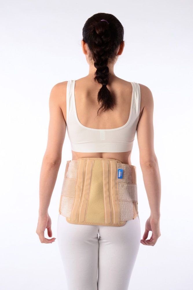 Konturierte Form Sacro-Lumbalgürtel | Rückenbandage | Rückengurt | Rückenstützgürtel | Rückenschmerzentlastung | Lendengurte mit Doppelzug | Vertrauenswürdige Marke seit 1963 - UNISEX