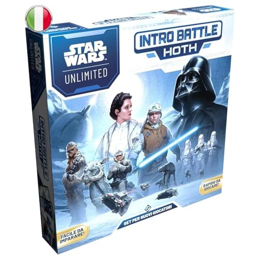 Asmodee Star Wars: Unlimited TCG - Intro Battle Hoth - Set iniziale di carte collezionabili con mazzi preconfezionati per bambini e adulti, dai 12 anni in su, 2+ giocatori, 20 minuti, Italiano