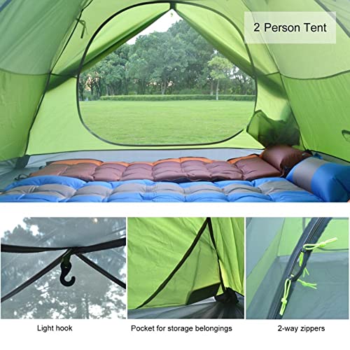Tente de randonnée imperméable double couche pour la plage