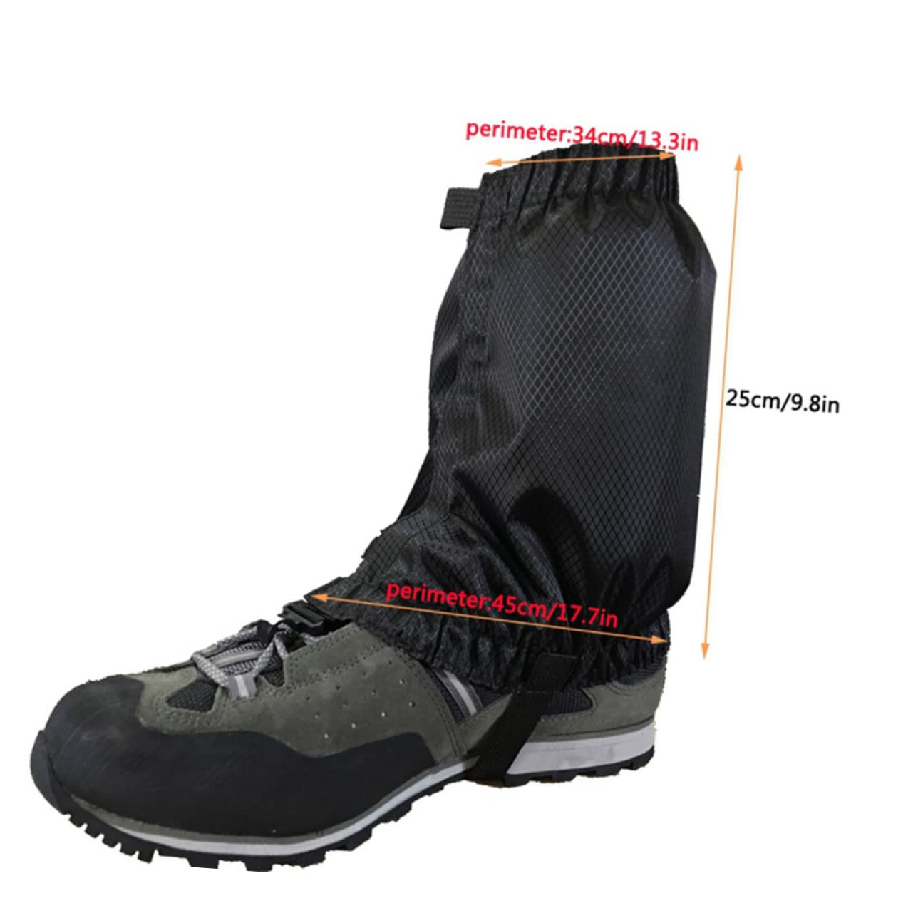 BESPORTBLE Polainas Aire Berg Snow Polainas Impermeables para Senderismo Polainas para Botas de Nieve Botas de Nieve para Polaina para Senderismo Aire