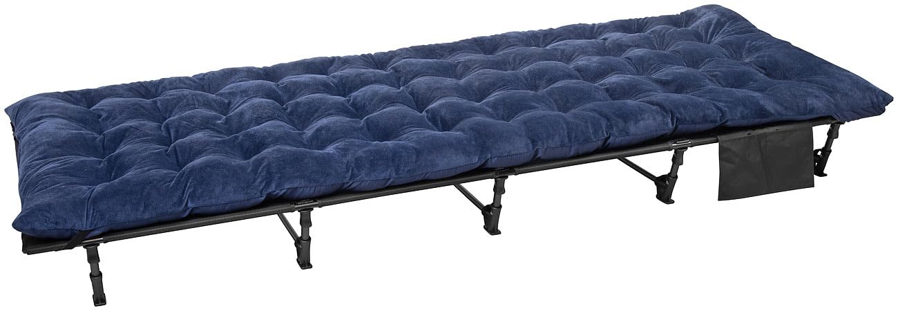 Semptec Urban Survival Technology Feldbett klappbar stabil: Klappbares Camping- und Feldbett mit XL-Feldbettauflage, bis 200 kg (Camping Bettgestell, Schlafliegen Outdoor, mehr)