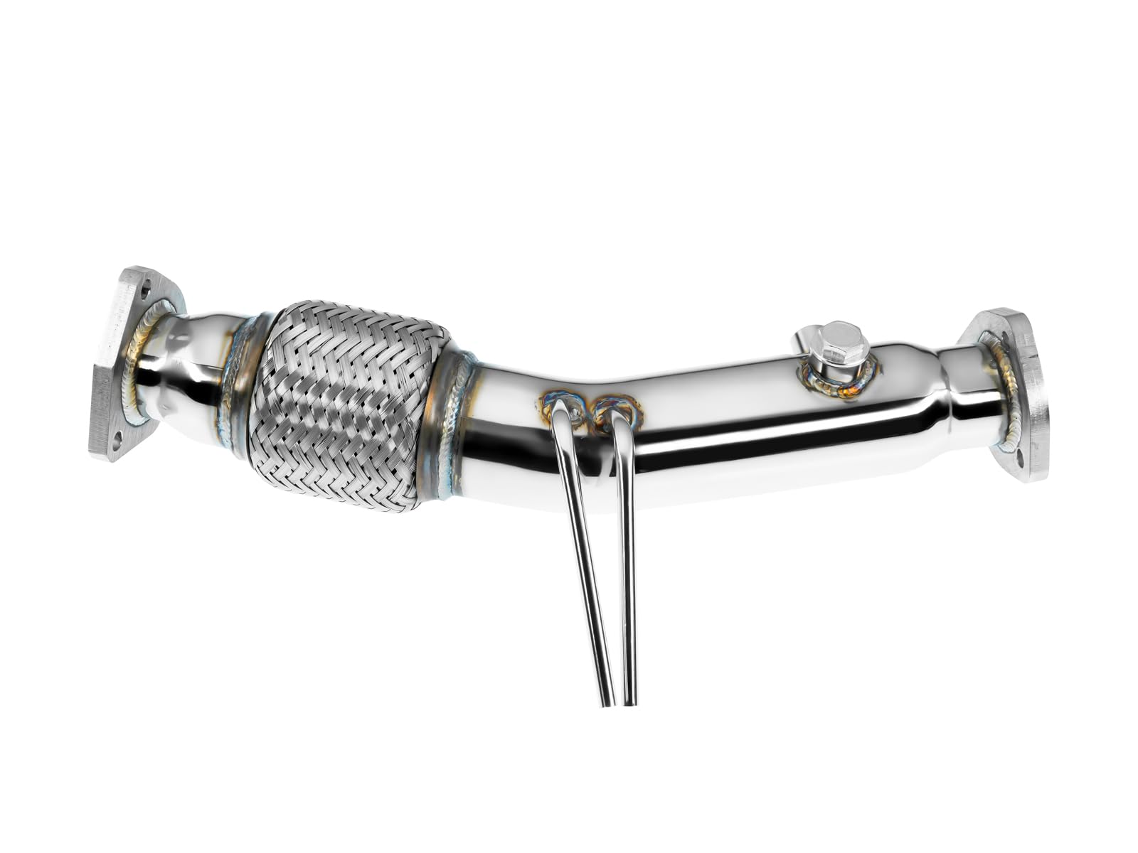 fmic.eu PERFORMANCE Tuyau de descente pour Audi A6 2.0 TDI PD C6 2005-2008 - En acier inoxydable - Réduit la pression des gaz d'échappement - Améliore l'efficacité du turbocompresseur et la