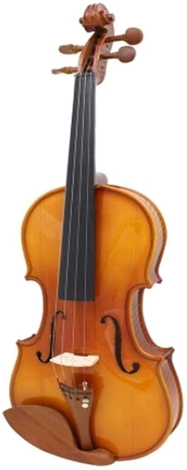 Violino standard da studente, per principianti, Violino Full Size Acustico Naturale Legno Massello Abete Fiamma Acero Impiallacciatura Violino Violino for Principianti Studente Esecutore Parti In Legn