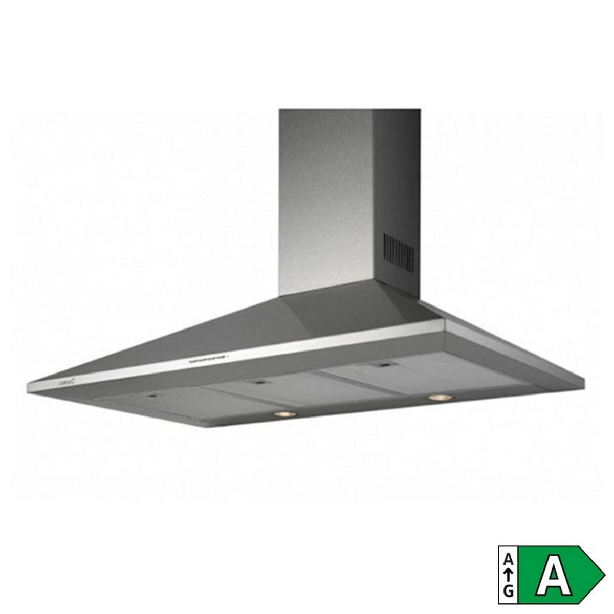 Cata | Campana Extractora | Modelo BETA 600 | Campana Decorativa de Pared | 3 niveles de extracción, 2 + 1 TURBO | Ancho de 60 cm | Acabado en Inox | Clase de Eficiencia Energética A
