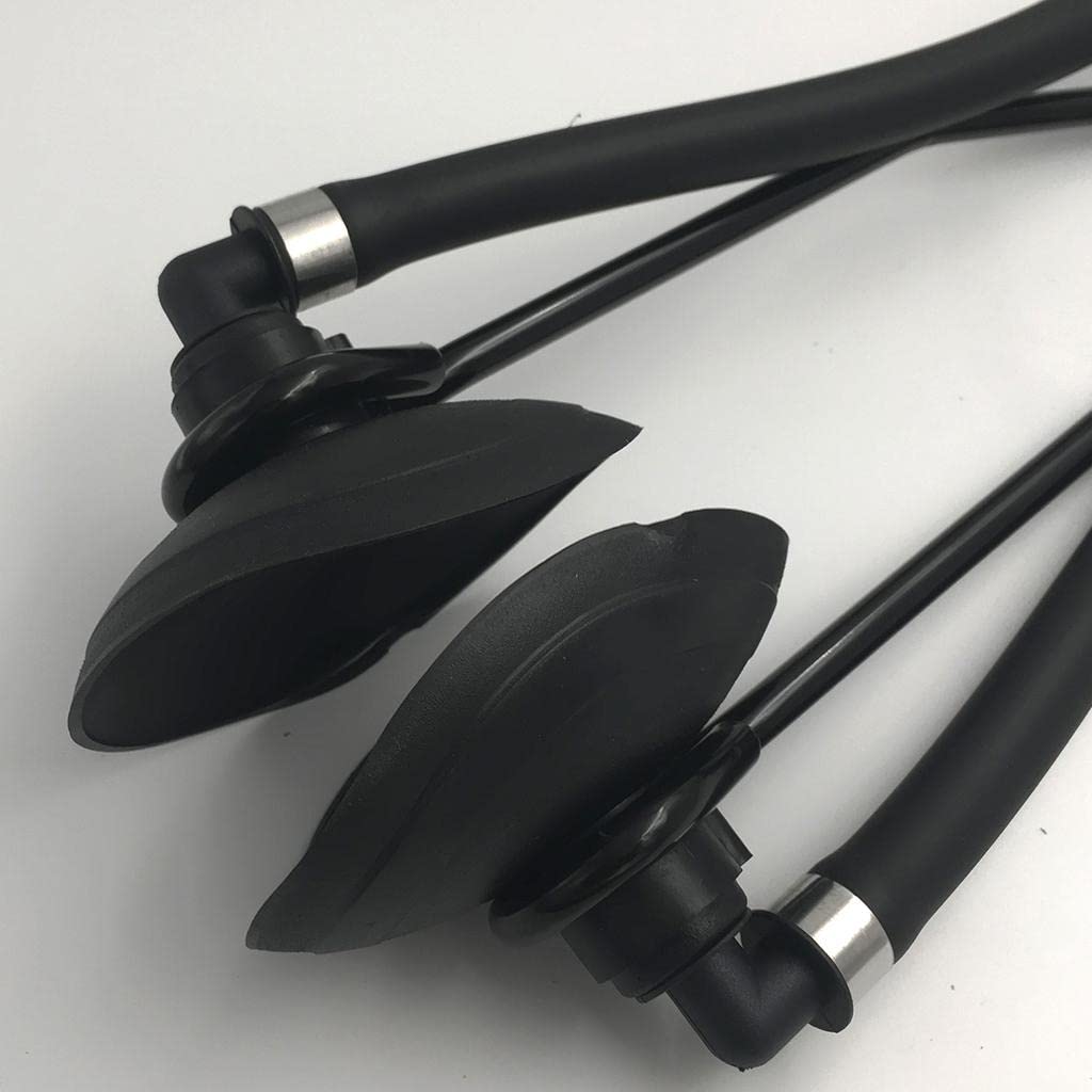 Jojomis Dual Feed Round Muff Motor Flusher for Boats - Engine Flushing Tool, Removes Salt, Sand & Silt, Quick Release Hose Connection