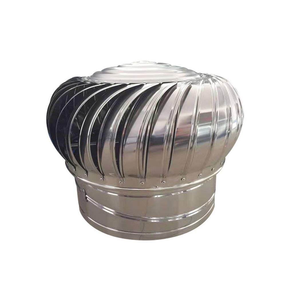 MYXJGNAIY Chimney Cowl Cap,Rotary Stainless Steel Rotating Chimney Cowl Cap Spinner Anti-Downdraught Simple to Fit Rotary Chimney Cowl Cap,200mm/7.9Inch