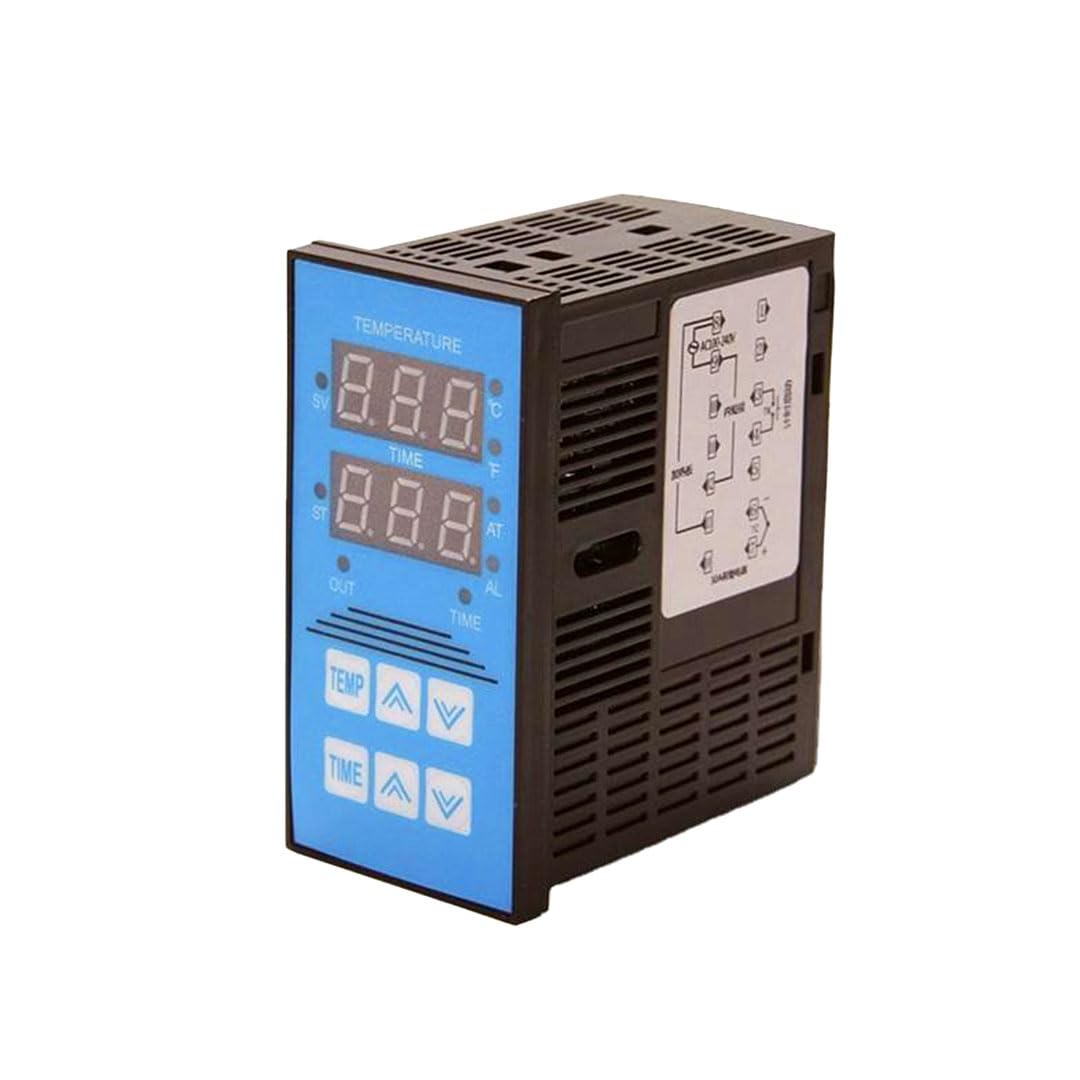 MYPCWALA Digital Heat Press Controller Box for 15 x 15 & 16 x 24 Machines, Temperature & Timer Meter Control Unit, 220V Heat Press Replacement Control Panel for Sublimation Machine-picture-26