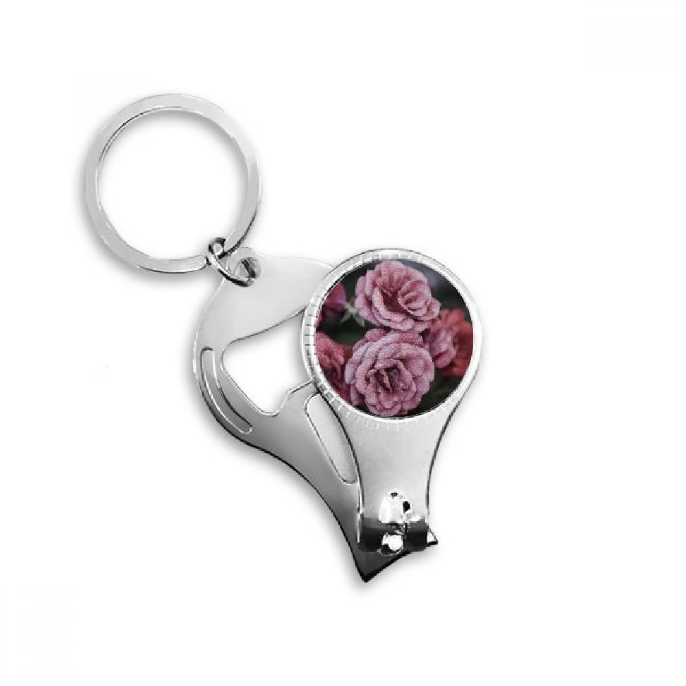 Porte-clés fleurs en métal résistant pour ne plus jamais chercher votre coupe-ongles