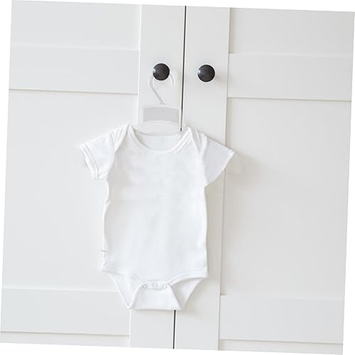 Miniatura 8 de CAXUSD Percha de traje para niños, perchas de plástico para bebé, perchas para niños, perchas para recién nacidos, colgador de ropa, soporte para