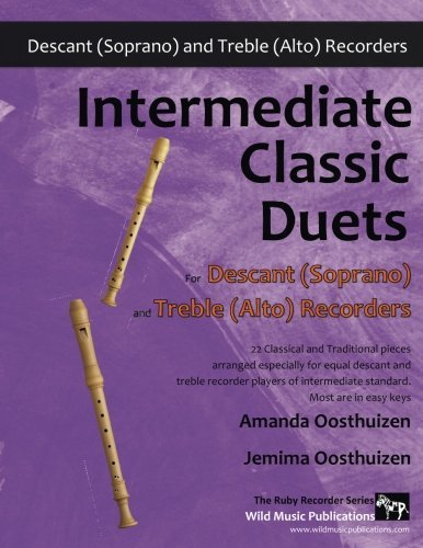 Intermediate Classic Duets for Descant (Soprano) and Treble (Alto) Recorders: