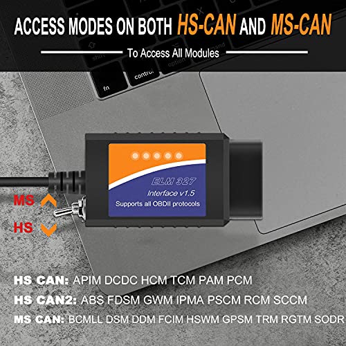 Elm327 Usb Forscan Obd2 Adapter Elmconfig Scanner Tpms Relearn Tool For Ford #TOP7