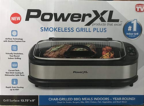 powerxl smokeless grill elite plus
