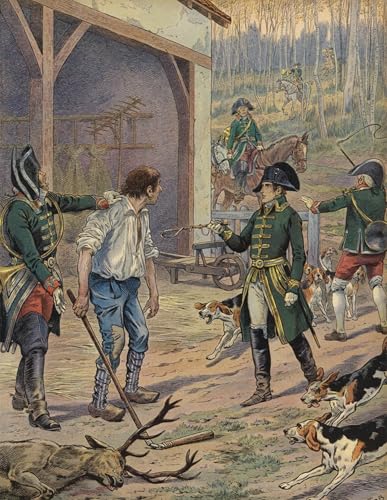 Tableau Napoléon chasse par JOB impression sur toile murale pour salon 60x90cm