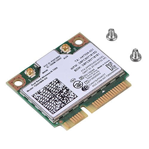 Placa de rede Mini PCI-E 2.4G/5G de dupla frequência - Adaptador 802.11a/b/g/n baseado em padrões IE