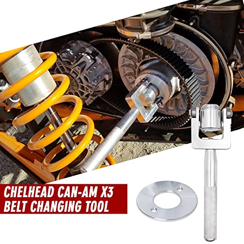 Image of Chelhead Can Am X3 Belt Changing Tool Kit Compatible with Can-Am Maverick X3 X3 Max Turbo R, fit for 72 inch 64 inch Wheel Base Width Belt Removal