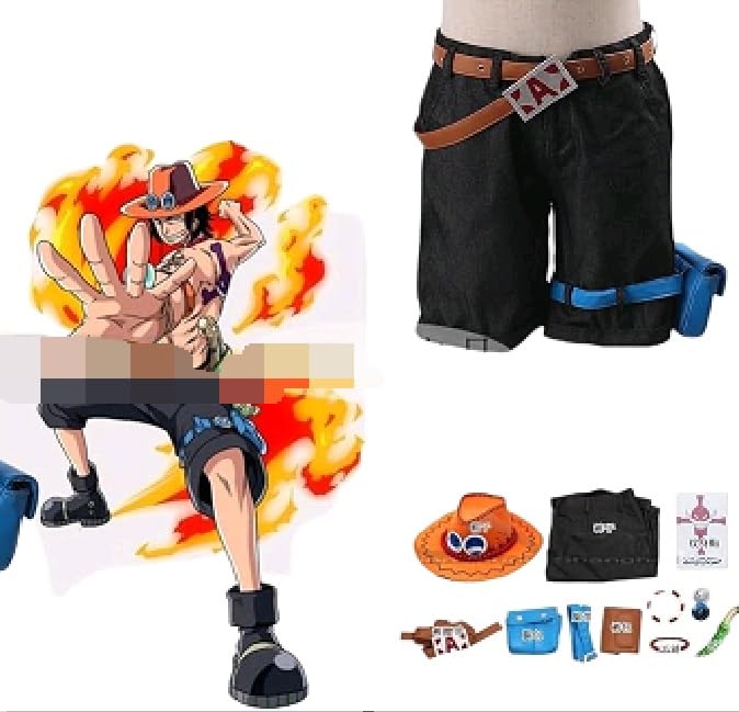 ワンピース　コスプレ　ONE PIECE 火拳のエース エース 衣装 Sサイズ ワンピース ポートガス・D・エース コスプレ衣装 『ONE PIECE