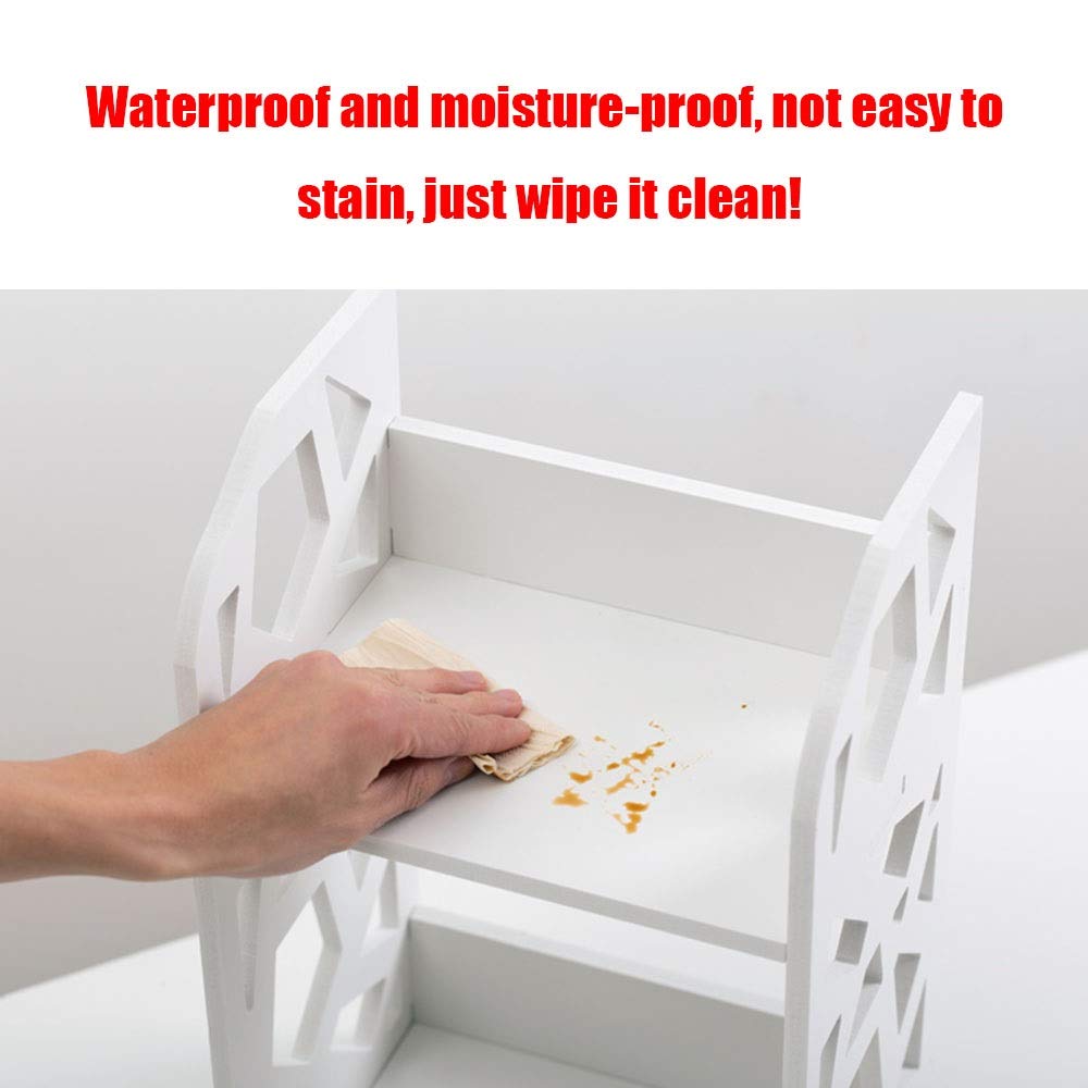 De Doble Capa De Almacenamiento En Rack En Oficina Bastidor De Sobremesa De Suelo Ahorro De Espacio De Almacenamiento