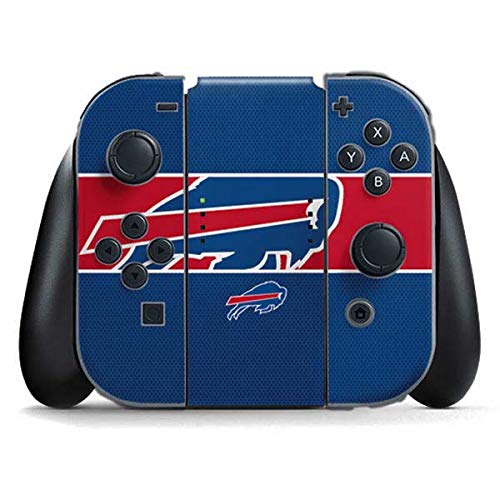 Skinit Decal Gaming Skin Compatible with Nintendo Switch Joy Con Controller - Officially Licensed NFL Buffalo Bills Zone Block Design