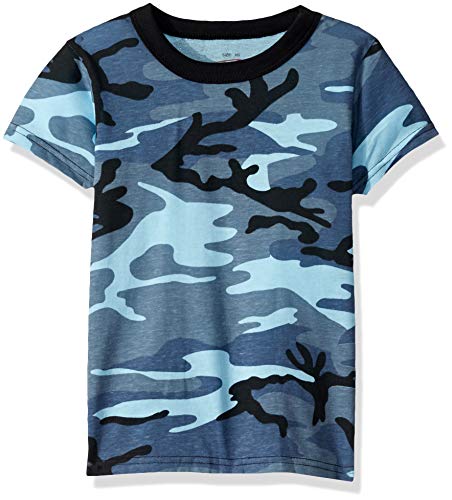 Rothco Kids T-Shirt, Sky Blue Camo, Large