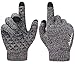 Achiou Winter Knit Gloves Warm Touchscreen Thermal Soft Lining Texting Generation â…¡ Upgraded Thicken