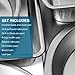 G & S Metal Products Company EZ Baker Uncoated, Steel 12Piece Bakeware Set