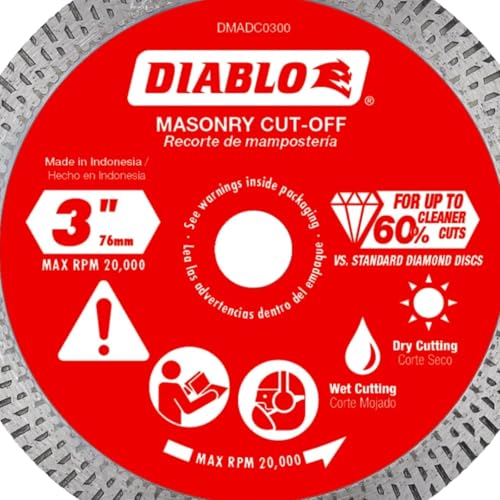 Diablo 3 diamants continus Freud disque coupe carrelage faïence grès - 3