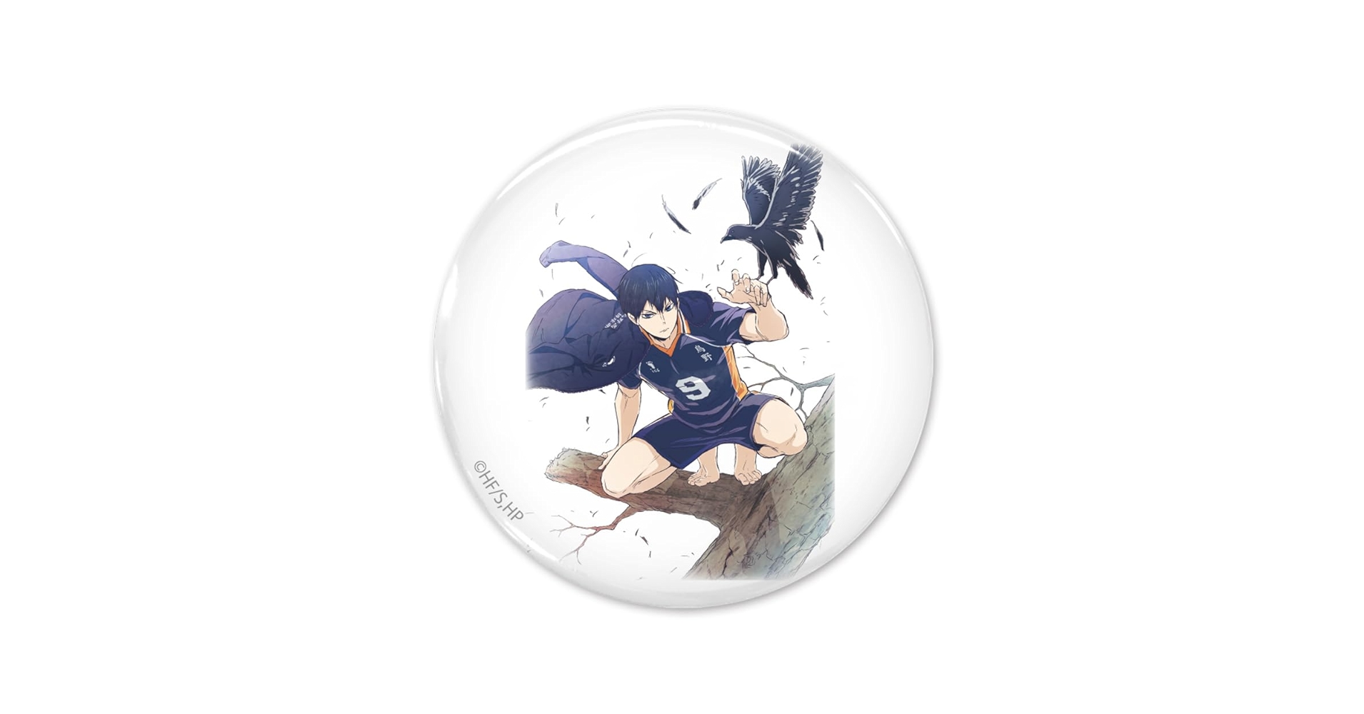 ハイキュー 影山飛雄 ジャンプ ポートレート　缶バッジ ② 影山飛雄 缶バッジ Ver.1.0 [ハイキュー!!] | キャラクター公式