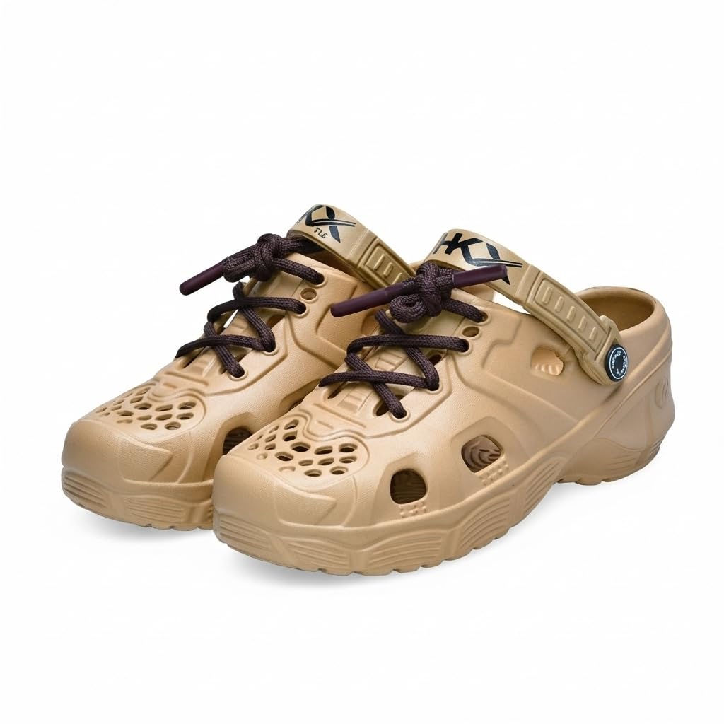 All Terrain Sport Clogs, Lace Up Breathable Aqua Shoes, Lightweight EVA Garden Sandals and Water Sneakers for Hiking, Boating, Travel and Daily Use-image-28