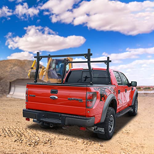 Polestar 1000Lbs Capacity Extendable Universal Steel Pickup Truck Ladder Rack Two-Bar Set #TOP6