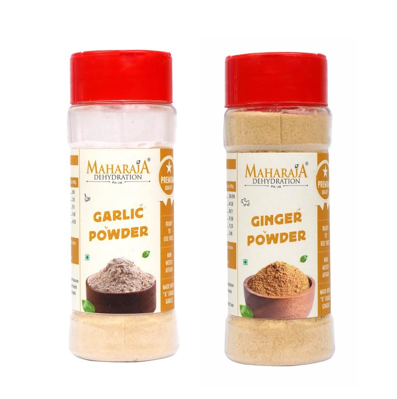 Maharaja Dehydration Combo Of Garlic Powder - 50gm And Ginger Powder - 50gm (B0CZS3J44Z) Amazon Price History, Amazon Price Tracker