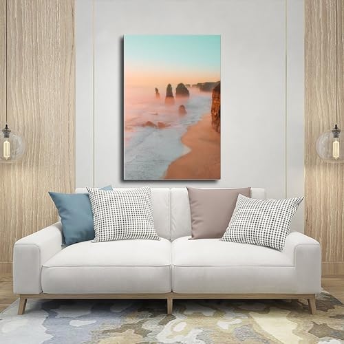 Plage australienne toile décorative pour chambre et bureau - 5