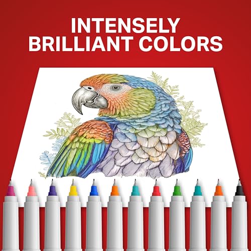 Sharpie Permanent Markers Ultra Fine Point Assorted Colors 12 Count