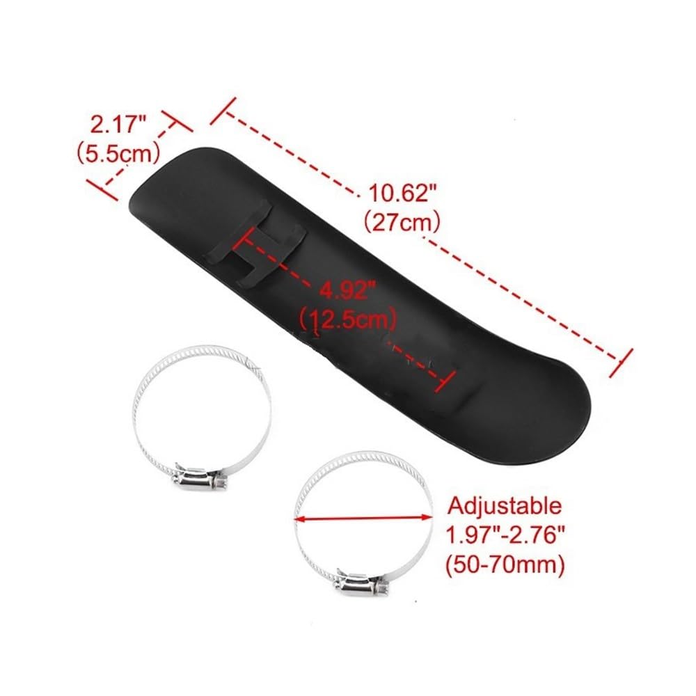 Paracalore Scarico per H&Arley per Tubo di Scarico Universale per Moto Copertura dello Scudo Termico Silenziatore Protezione Accessori