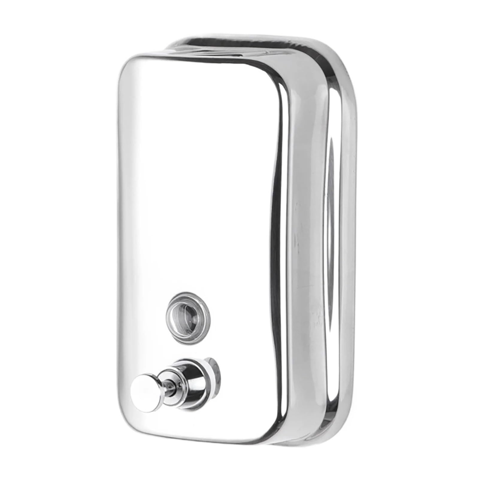 800ml Wall Mount Manual Soap Dispenser Stainless Steel Refillable Liquid for Soap