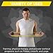 THERABAND Resistance Band Loop, Professional Latex Mini Band for Lower Pilates, Crossfit, Yoga, Stretching, Physical Therapy, Strength Training without Weights, 8 Inch, Yellow, Thin, Beginner Level 1