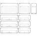Produktbild Puricon VC-CTSN-9pcs-BD-Clear Schubladenboxen, Kunststoff, Klar, Einheitsgröße