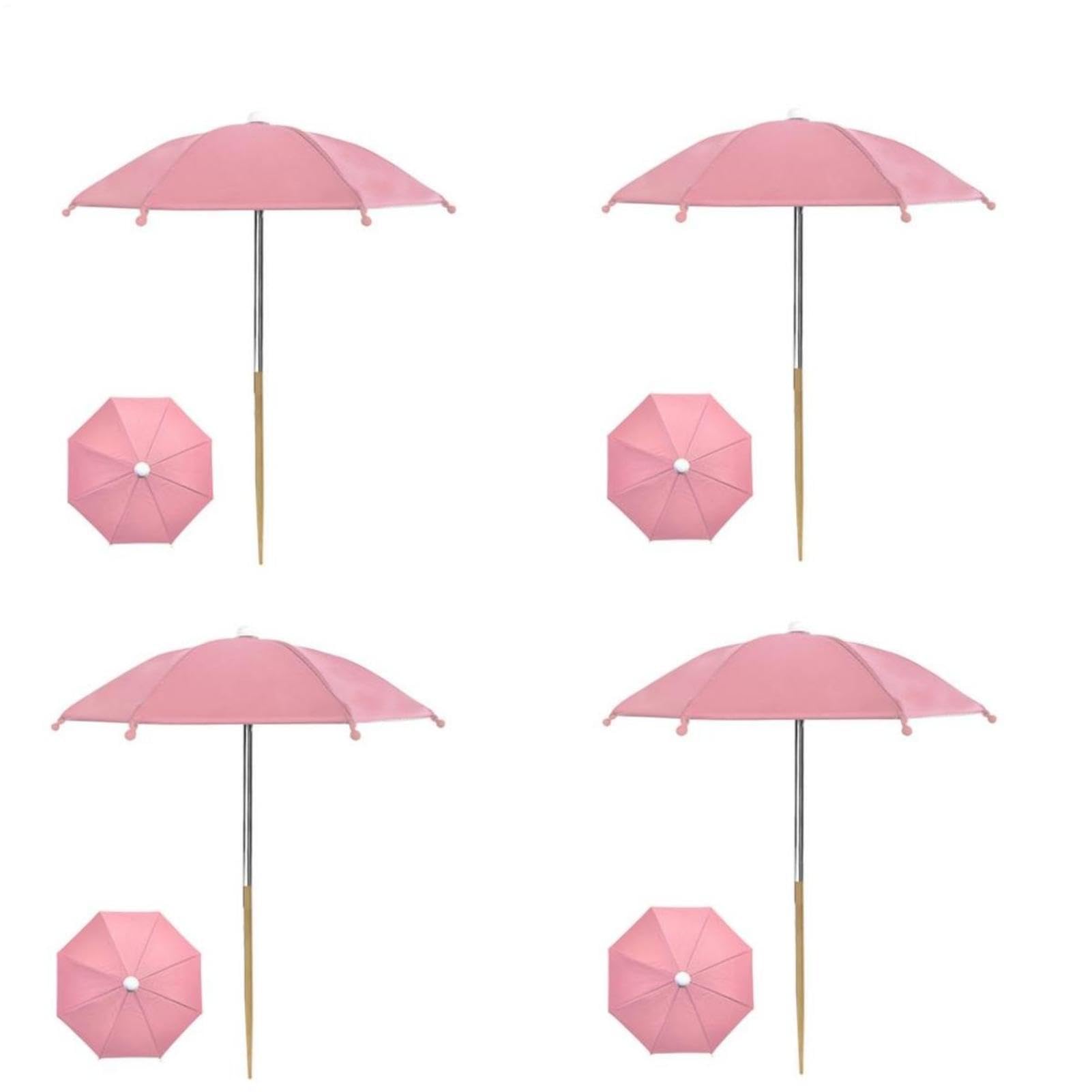 Plant Umbrellas For Outdoor Plants, 4 Piece small garden parasol, 35×27cm shade plants, weather-resistant, easy to install For Potted Vegetables, Flowers, Succulents, Kale