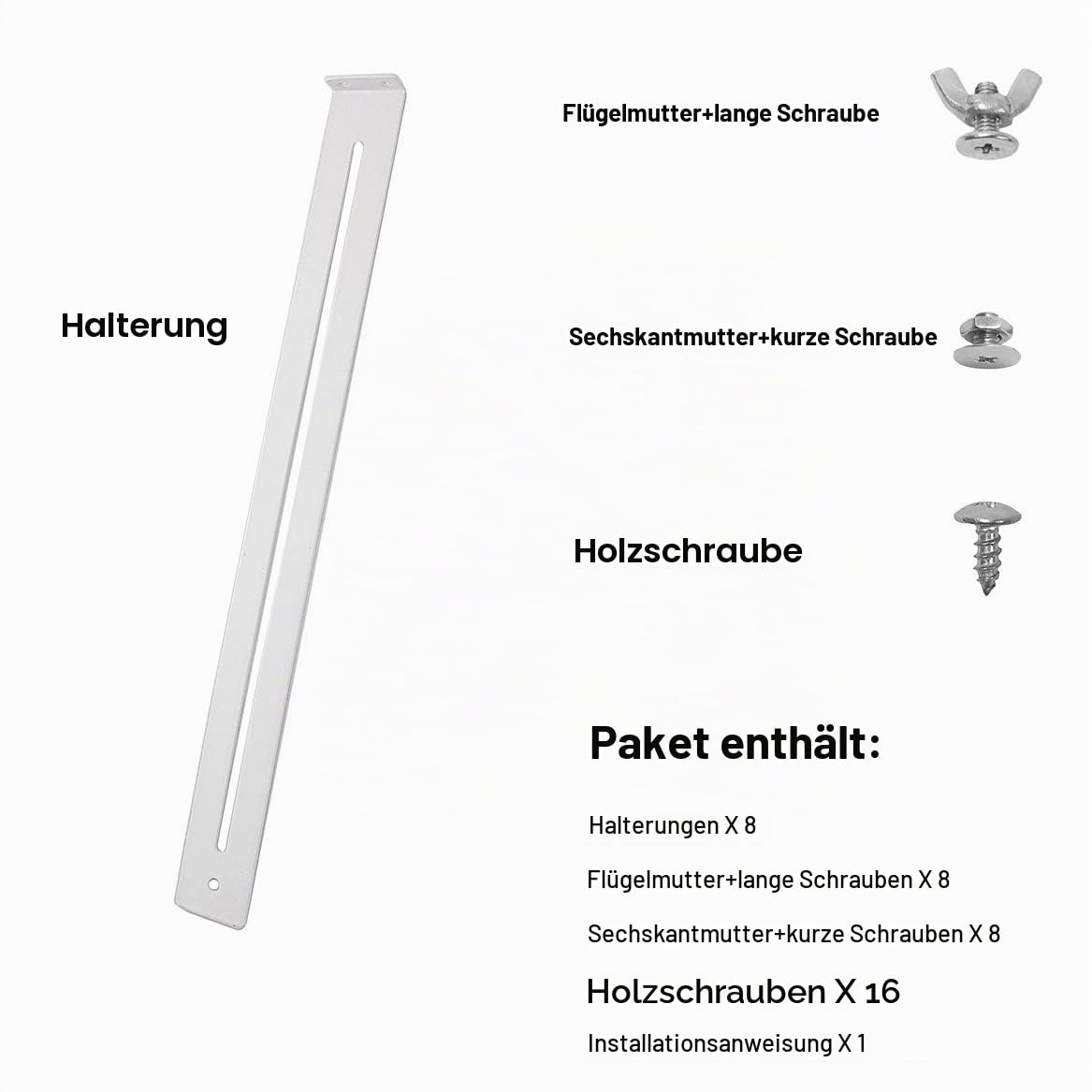 FRMSAET Schubladenreparatursatz - Zum Verstärken und Reparieren von Holz- / MDF- / Spanplattenschubladen Schrankverstärkung Hochleistungsstahlbeschläge Möbelzubehör.(4 Packung)