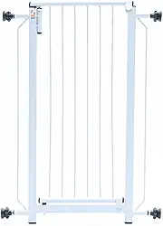 Portão Grade Proteção Para Cães Studio Flat Vão 60cm Branco NF Pet Modelo Clássico