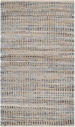 Tapete SAFAVIEH Cape Cod 3' x 5' Natural y Azul miniatura 3