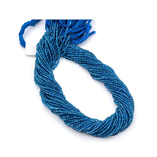 Néon Apatite perles 2mm pour réparer ou sublimer un bracelet en pierres naturelles