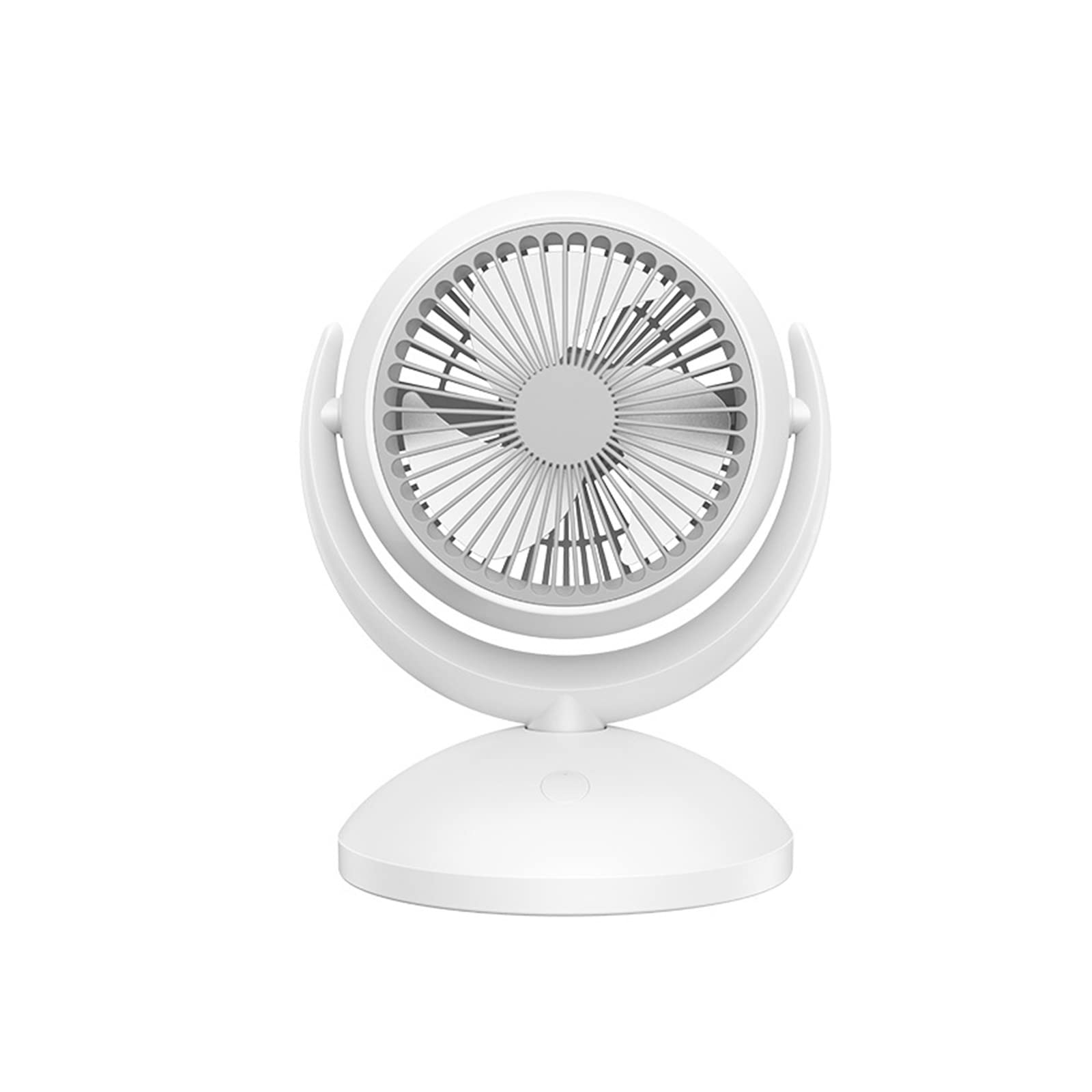 XJBTBA Ventola Regolabile a 4 velocità Rotazione a 360° Ventola di Raffreddamento per Ciclismo ad Aria da Tavolo per Uso Domestico Ventilatore Portatile Silenzioso Ricaricabile USB da Pavimento