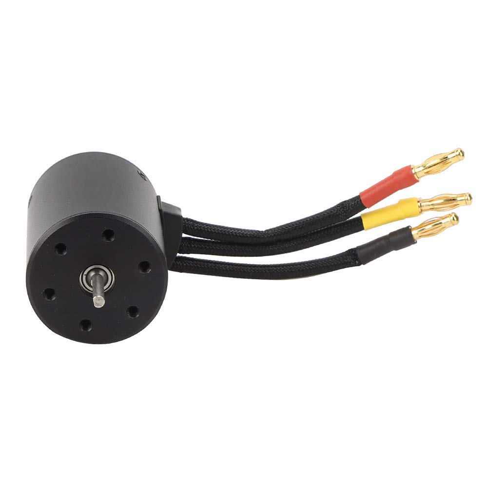 RC Car Brushless Motor, High-Performance 4 Poliger Bürstenloser Motor, RC Motor Brushless Car, 3100KV, RC Car Part Zubehör für HSP 1/8 1/10 RC Car