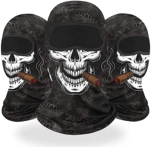 UK-UNIQUE Balaclava Face Mask - Breathable Lightweight Ski Motorcycle Helmet Racing Cycling Multi-Purpose Balaclavas - Unisex Men Women Kids Boys Girls