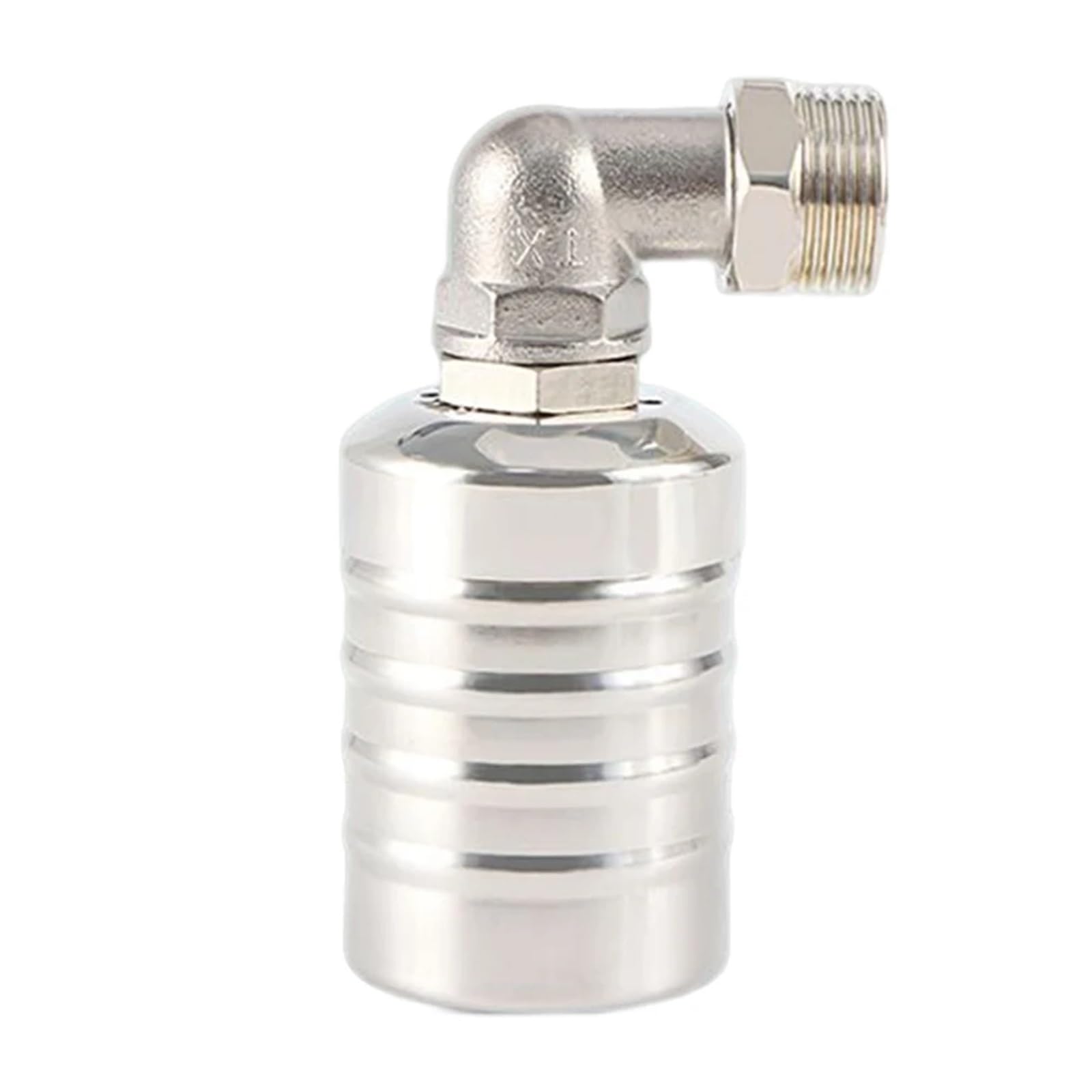 Lxlaeoang 3/4 Stainless Steel Float Valve Float Valve Stainless Steel Water Tank Shutoff(",Side Water Inlet)
