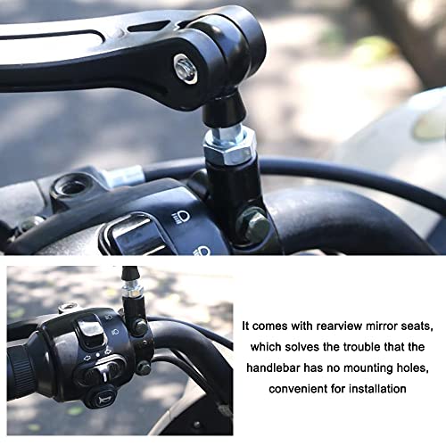 Espejo retrovisor para bicicleta eléctrica manillar gran angular giratorio montaña 4