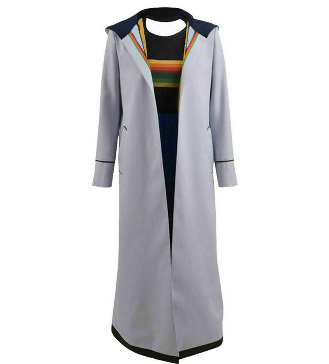 MJPARTY Adult 13th Doctor Fancy Dress Costume Ladies TV Movie Fancy Dress Complete Outfit (L)