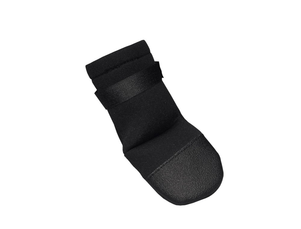 Nobby Neopren Paw Protection Shoe Set, Small, Black, 2-Piece