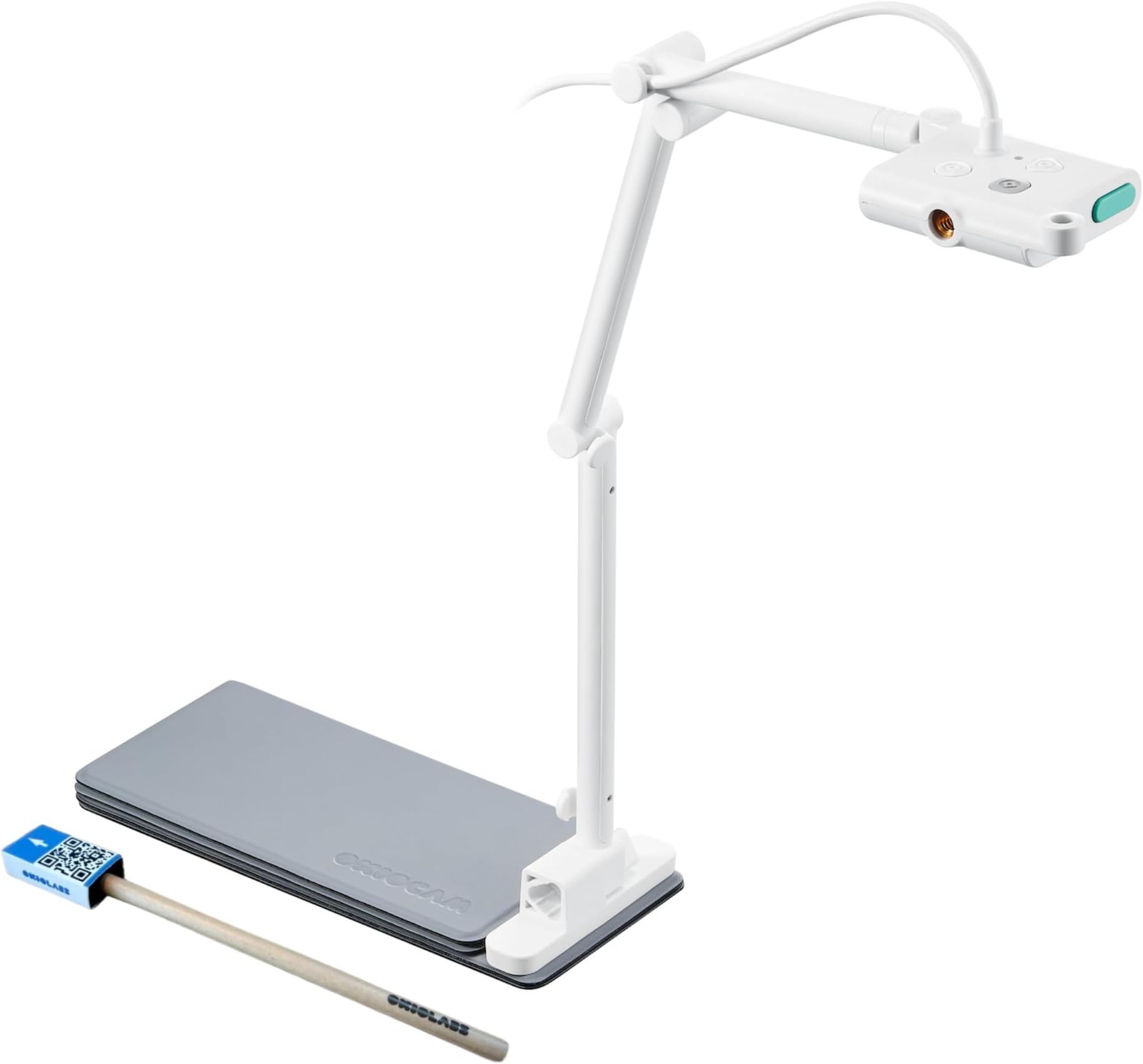 OKIOCAM S-4K 8MP USB Document Camera for Teachers, Ultra HD Portable Setup with AI Smart Pointer (OKIOPoint), Ideal for Distance Learning & Live Demos, Compatible w PC, Mac, Chromebook