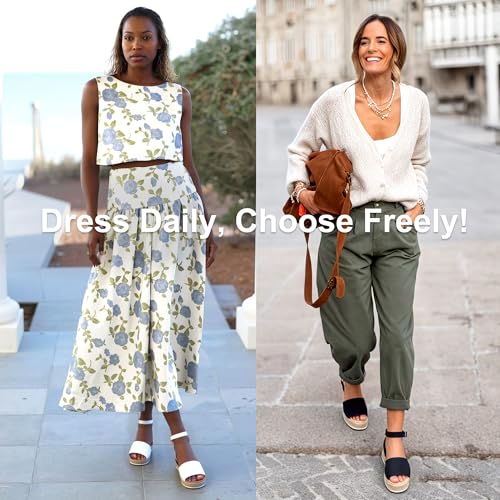 Vepose Women's 400A Platform Wedge Sandals, Summer Espadrilles Sandals with Ankle Strap2